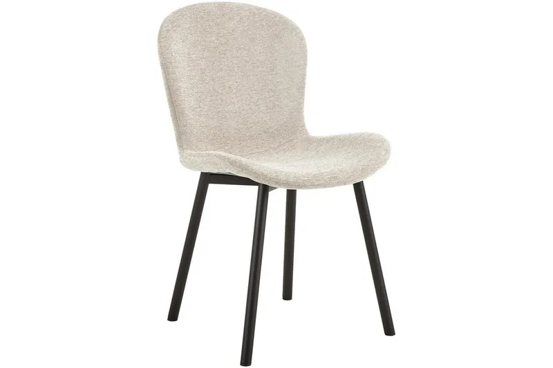 Motona Matgrupp 160 cm + 4 st Amrita Matstolar - Svart/Beige - Möbler - Bord & matgrupper - Matgrupper