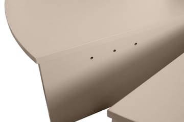 Mukund Runt Soffbord i Ljust Trä - Beige - Möbler - Bord & matgrupper - Soffbord