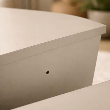Mukund Runt Soffbord i Ljust Trä - Beige - Möbler - Bord & matgrupper - Soffbord