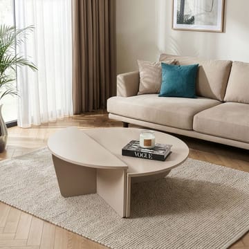 Mukund Runt Soffbord i Ljust Trä - Beige - Möbler - Bord & matgrupper - Soffbord