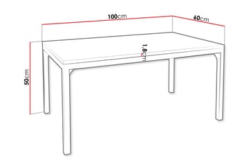 Nerima Soffbord 100 cm - Svart - Möbler - Bord & matgrupper - Soffbord