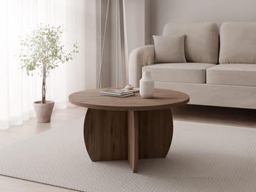 Neyloren Soffbord rund 74 cm - Brun - Möbler - Bord & matgrupper - Soffbord