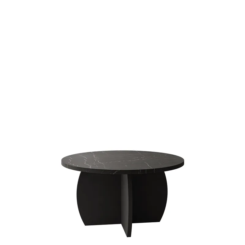 Neyloren Soffbord rund 74 cm, svart
