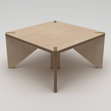Nirena Litet Kvadratiskt Soffbord 75 cm i Björk - Beige - Möbler - Bord & matgrupper - Soffbord