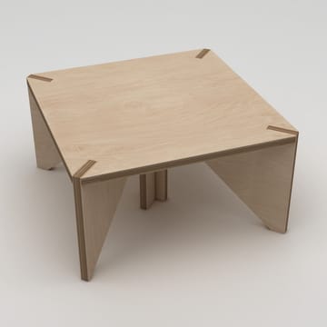 Nirena Litet Kvadratiskt Soffbord 75 cm i Björk - Beige - Möbler - Bord & matgrupper - Soffbord