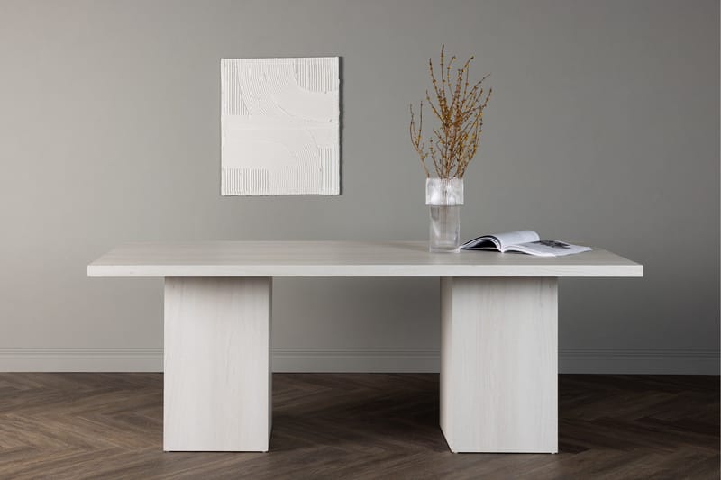 Olga Matbord 75x200 cm - Vit - Möbler - Bord & matgrupper - Matbord & köksbord