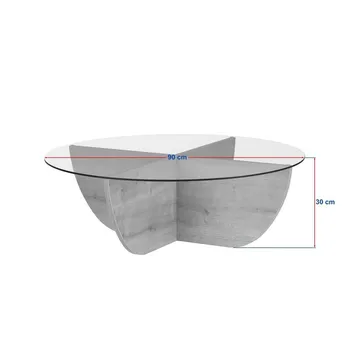 Orwin Soffbord 90 cm - Natur - Möbler - Bord & matgrupper - Soffbord