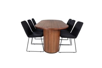 Oval Dining Set Bianca, Muce - 200x90x75 - Möbler - Bord & matgrupper - Matgrupper