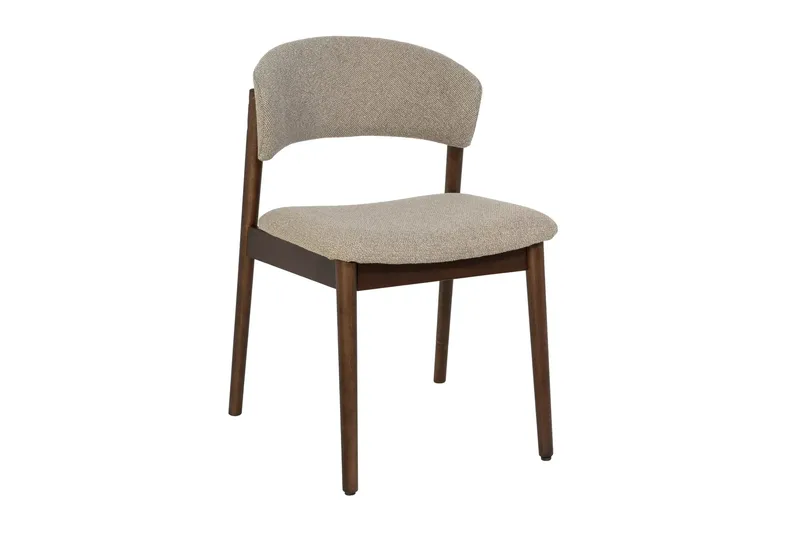 Peyra Matgrupp runt 180 cm Valnöt med 8 Nala Matstolar - Valnöt - Möbler - Bord & matgrupper - Matgrupper