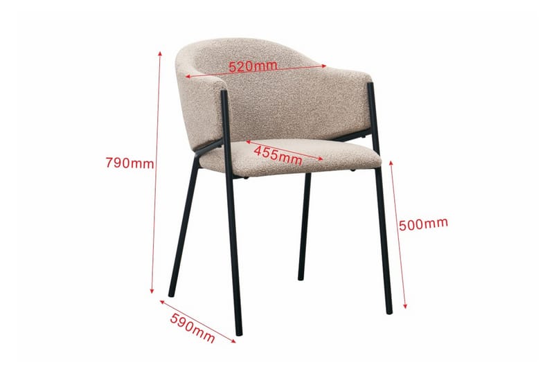 Peyra Rund Utdragbar Matgrupp 120-220 cm – Matbord med 4 Filip Matstolar i Trä med Ekutseende - Natur|Taupe - Möbler - Bord & matgrupper - Matgrupper