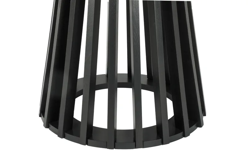 Peyra Soffbord Runt 60 cm Fanér - Svartlaserad ek - Möbler - Bord & matgrupper - Soffbord