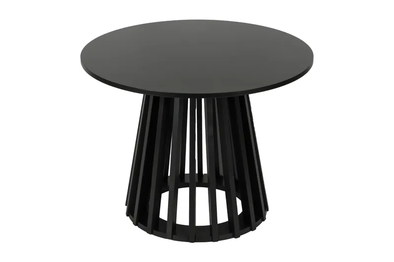 Peyra Soffbord Runt 60 cm Fanér - Svartlaserad ek - Möbler - Bord & matgrupper - Soffbord