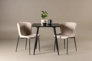Polar Matbord 75x75 cm med 2 Modesto Matstol - Möbler - Bord & matgrupper - Matgrupper