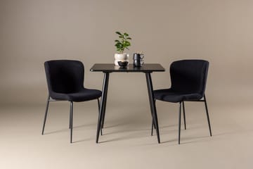 Polar Matbord 75x75 cm med 2 Modesto Matstol - Möbler - Bord & matgrupper - Matgrupper