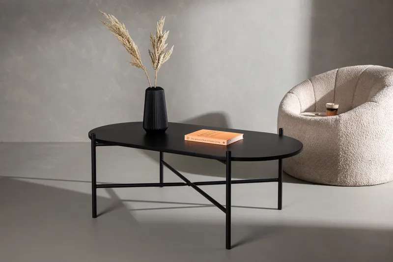 Pueblo Soffbord 60 cm - Svart - Möbler - Bord & matgrupper - Soffbord