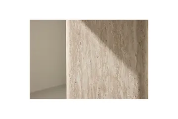 Qvart Kvadratiskt Soffbord i Sten med Rundade Hörn - Beige - Möbler - Bord & matgrupper - Soffbord