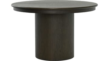 Råvika Matbord Förlängningsbar Rund 120-220 cm - Brun - Möbler - Bord & matgrupper - Matbord & köksbord