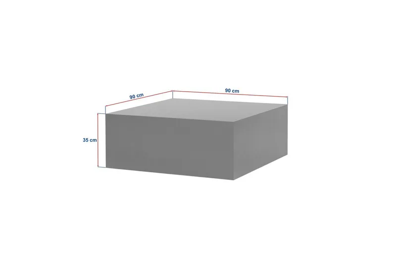 Rambabu Soffbord 90 cm - Gul/Brun - Möbler - Bord & matgrupper - Soffbord