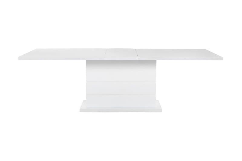 Ratliff Förlängningsbar Matgrupp 180 cm med 6 Cibus Stol - Vit/Grå/Krom - Möbler - Bord & matgrupper - Matgrupper