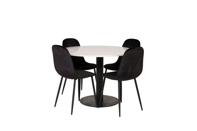 Razzia Matbord 106 cm med 4 Polar Köksstol