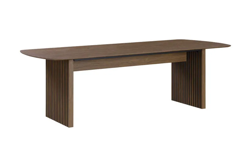 Richeto Matbord Rökt Ek 210 cm - Brun / Ribbad - Möbler - Bord & matgrupper - Matbord & köksbord