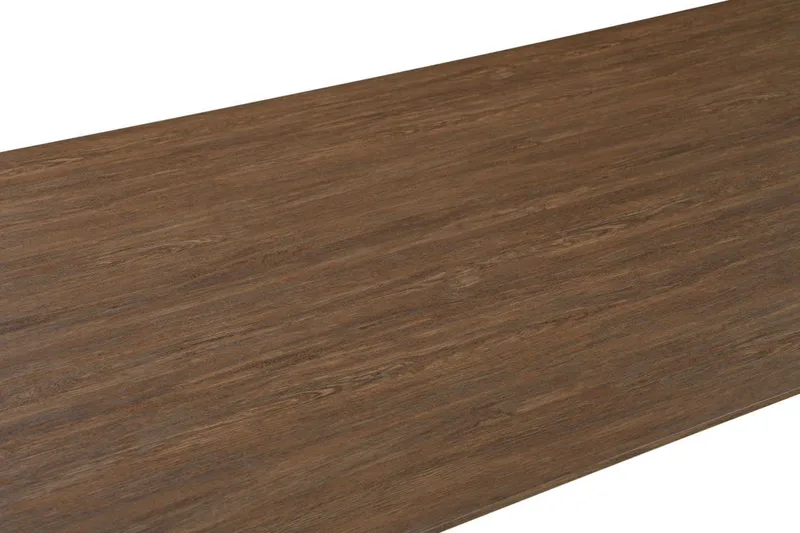 Richeto Ribbat Matbord 180x100 cm med Trä- och Rökt Ek-utseende - Mörkbrun - Möbler - Bord & matgrupper - Matbord & köksbord