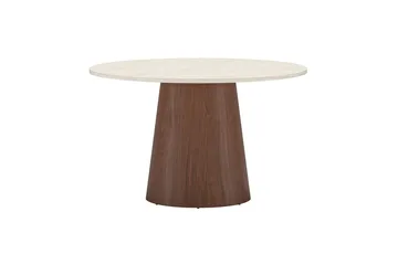 Runt matbord Lanzo 120 cm - Beige - Möbler - Bord & matgrupper - Matbord & köksbord