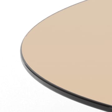 Ryvos Soffbord i Glas 80 cm Rund - Brun - Möbler - Bord & matgrupper - Soffbord