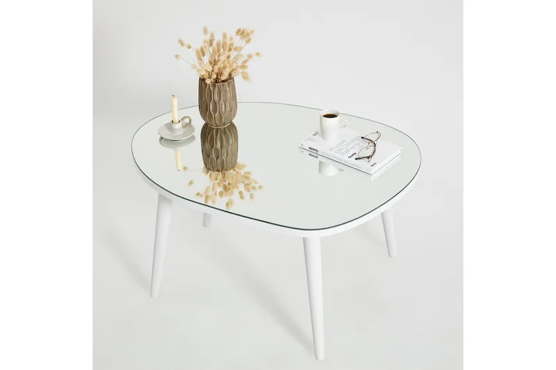 Samtens Soffbord 75 cm - Vit - Möbler - Bord & matgrupper - Soffbord