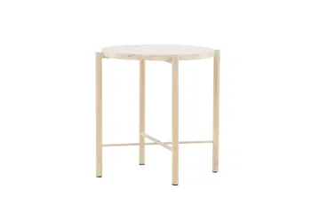 Sandhamn Soffbord 40 cm Rund - Beige - Möbler - Bord & matgrupper - Soffbord