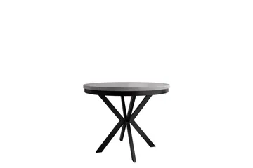 Sereth Matbord 120 cm Rund - Grå/Svart - Möbler - Bord & matgrupper - Matbord & köksbord