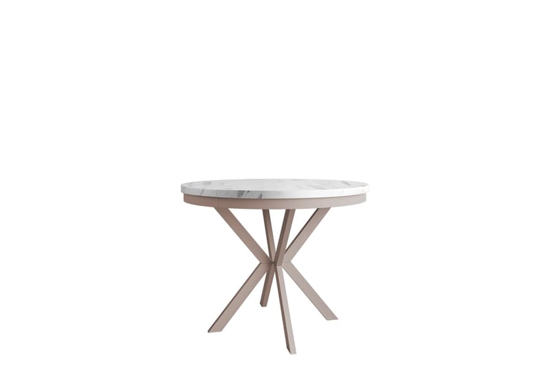 Sereth Matbord 120 cm Rund - Vit/Beige - Möbler - Bord & matgrupper - Matbord & köksbord