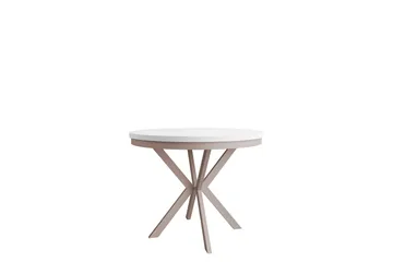 Sereth Matbord 90 cm Rund - Vit/Beige - Möbler - Bord & matgrupper - Matbord & köksbord