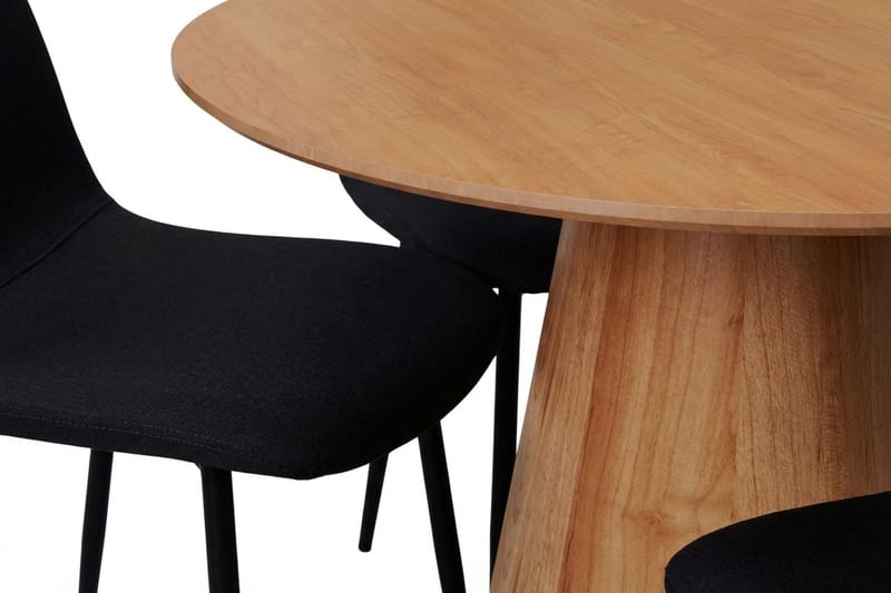 Siena Matgrupp runt 110 cm Ek med 4 Nibe Matstolar - Ek - Möbler - Bord & matgrupper - Matgrupper