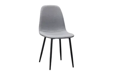 Siena Matgrupp runt 110 cm Svart med 4 Nibe Matstolar - Svart - Möbler - Bord & matgrupper - Matgrupper