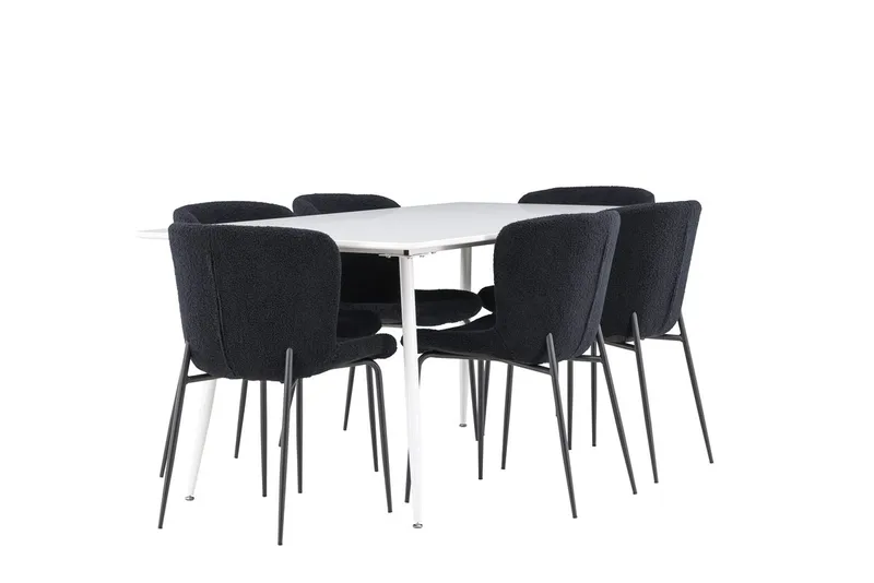 Silar Matbord 180x90 cm med 6 Modesto Matstol - Möbler - Bord & matgrupper - Matgrupper