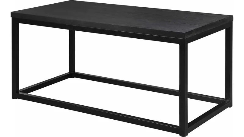 Soffbord Anish 94x47 cm Omonterad, Svartlackad