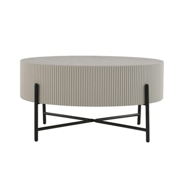 Soffbord Asher Ø80x40 cm - Grå - Möbler - Bord & matgrupper - Soffbord