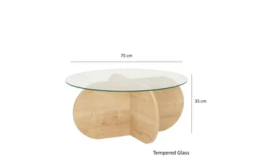 Bengul Soffbord 75 cm - Ek - Möbler - Bord & matgrupper - Soffbord