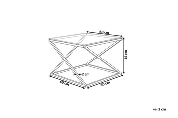 Beverly Soffbord 60 cm - Silver - Möbler - Bord & matgrupper - Soffbord