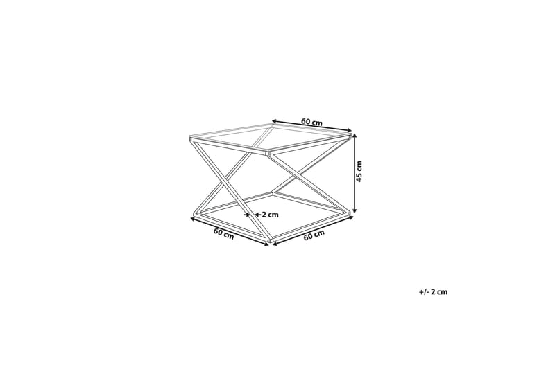 Beverly Soffbord 60 cm - Silver - Möbler - Bord & matgrupper - Soffbord