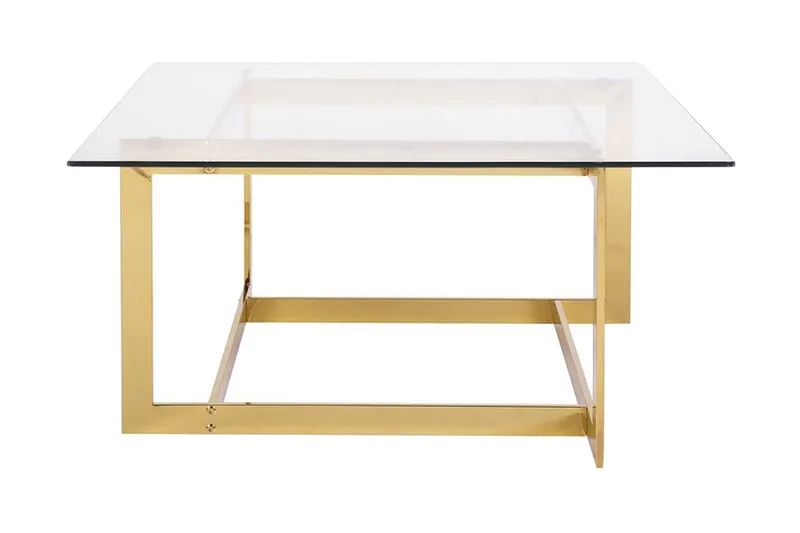 Crystal Soffbord 80 cm, Guld