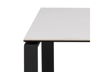 Cynthia Rektangulärt Satsbord Soffbord 115 cm i Keramik med Metallben - Vit - Möbler - Bord & matgrupper - Soffbord