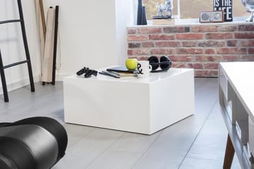 Darey Soffbord 60 cm - Vit Högglans - Möbler - Bord & matgrupper - Soffbord