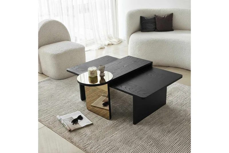 Dasina Satsbord 105 cm - Svart - Möbler - Bord & matgrupper - Soffbord