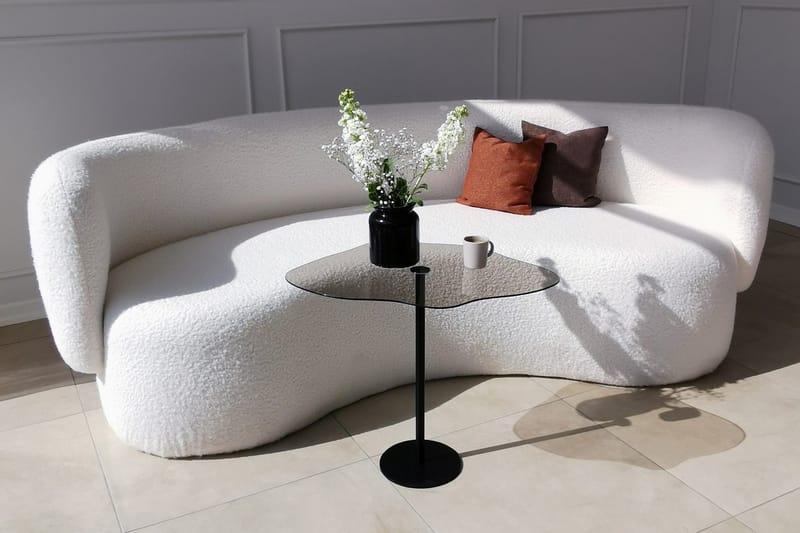 Deluxus Soffbord 60x45x60 cm Oval - Svart - Möbler - Bord & matgrupper - Soffbord