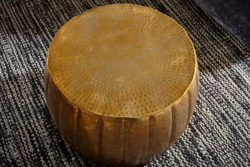 Dominoe Soffbord 60 cm Runt - Guld - Möbler - Bord & matgrupper - Soffbord