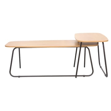 Soffbord Duo 2 st 120x48x40 cm 75x40xh48 cm - ask/svart - Möbler - Bord & matgrupper - Soffbord