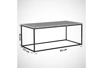 Falan Soffbord 95 cm - Extra Vit - Möbler - Bord & matgrupper - Soffbord