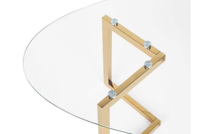 Frechen Soffbord 120 cm - Glas/Guld - Möbler - Bord & matgrupper - Soffbord